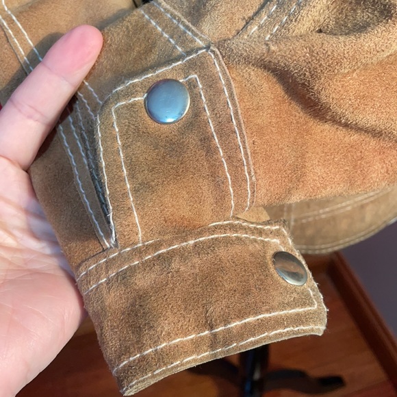 VINTAGE Leather jacket reversible S/M - Picture 9 of 13